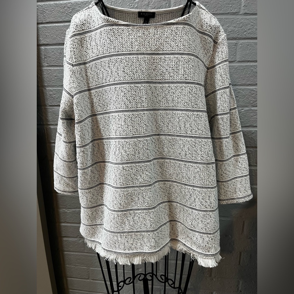 Talbots Petites size MP Striped Sweater